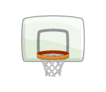 March Zany-ness Basketball Hoop