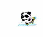 Panda Scrubbin Washer