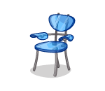 Squeaky Clean Blue Chair