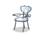 Squeaky Clean Clear Chair