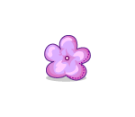 Purple Flower Pillow