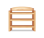 Convenient Wooden Shelves