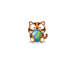 Earth Day Tiger Plushie