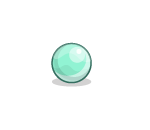 Aqua Marble Game Piece