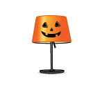 Pumpkin Shade Lamp