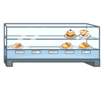 Glass Food Display Case