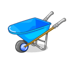 Blue Wheelbarrow