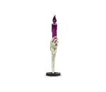 Amethyst Flame Candle