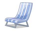 Blue Deck Chair