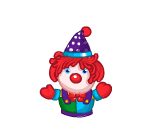 Colorful Clown Puppet