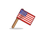 Mini American Flag