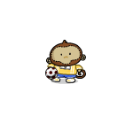 Jugglerific Monkey Soccer Player