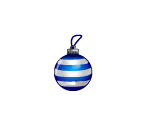 Fat Blue-White Stripe Ball