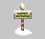 Santas Workshop Sign