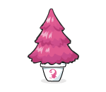 Pink Potted Xmas Tree
