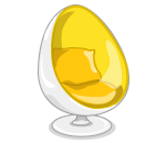 Retro Yellow Egg Chair