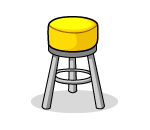 Yellow Bar Stool