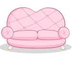 Pink Plushie Sofa