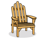 Birch Wood Lawn Chair