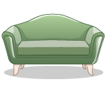 Country Green Couch