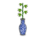 Porcelain Bamboo Vase