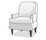 Comfy White Chair