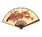 Plum Blossom Fan