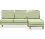 Olive Chaise Lounge