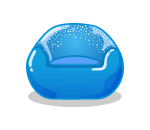 Blue Raspberry Couch