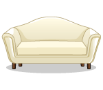 Pet & Barrel Cream Couch