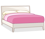 P&B Spring Bubblegum Bed