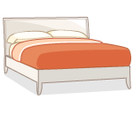 P&B Spring Orange Bed