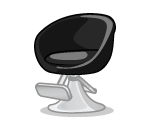 Black Swivel Salon Chair