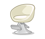 White Swivel Salon Chair