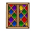 Antique Stained Glass Window