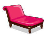 Fancy Pink Chaise Lounge