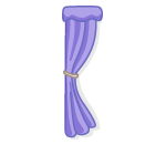 P&B Spring Lavender Drape