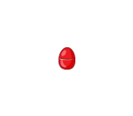 Red Plastic Easter Egg