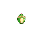 Jeweled Green Egg