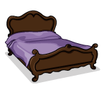 Amethyst Satin Bed