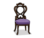 Amethyst Satin Chair