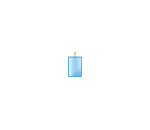 P&B Aqua Pillar Candle