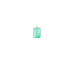 P&B Lime Pillar Candle