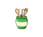 Lime Utensil Jar