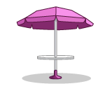 Patio Umbrella Table