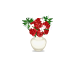 Red Rose Vase Bouquet