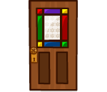 Stained Glass Door