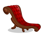 Victorian Ruby Chaise