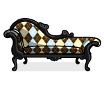 Antique Argyle Couch