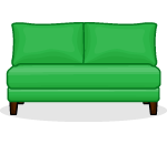 P&B Summer Green Couch